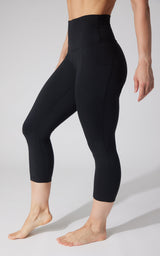 2 PK Interlock Side Pocket and Everyday Capris - 90 Degree by Reflex