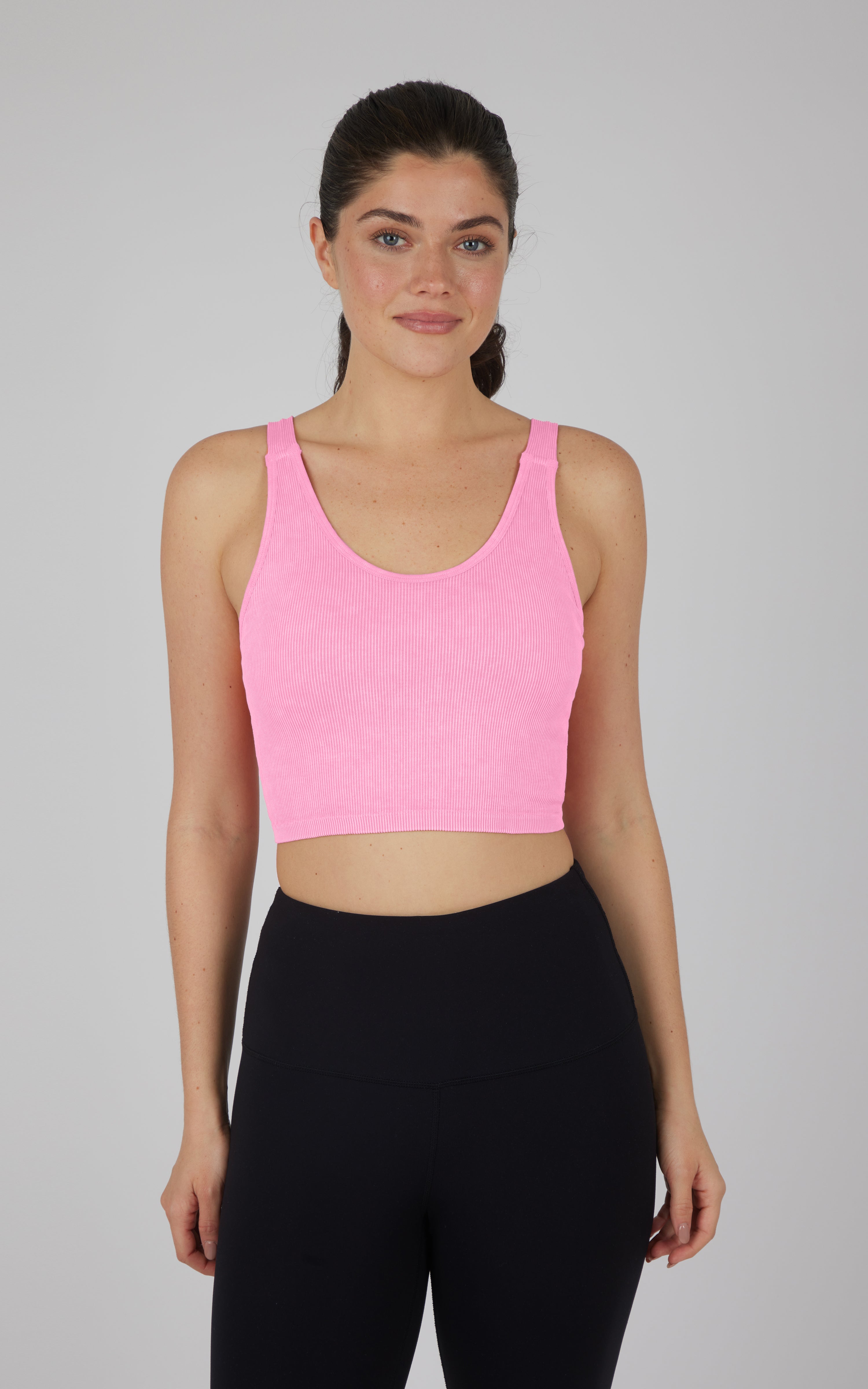 Stonewash 2 PK Scoop Neck Bralette Tank - 90 Degree by Reflex