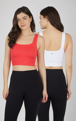 2 PK Seamless Longline Bra - 90 Degree by Reflex