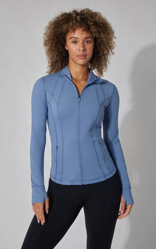 Nude Tech Jetsetter Full Zip Performance Jacket - 90 Degree by Reflex