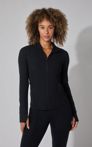 Nude Tech Jetsetter Full Zip Performance Jacket - 90 Degree by Reflex