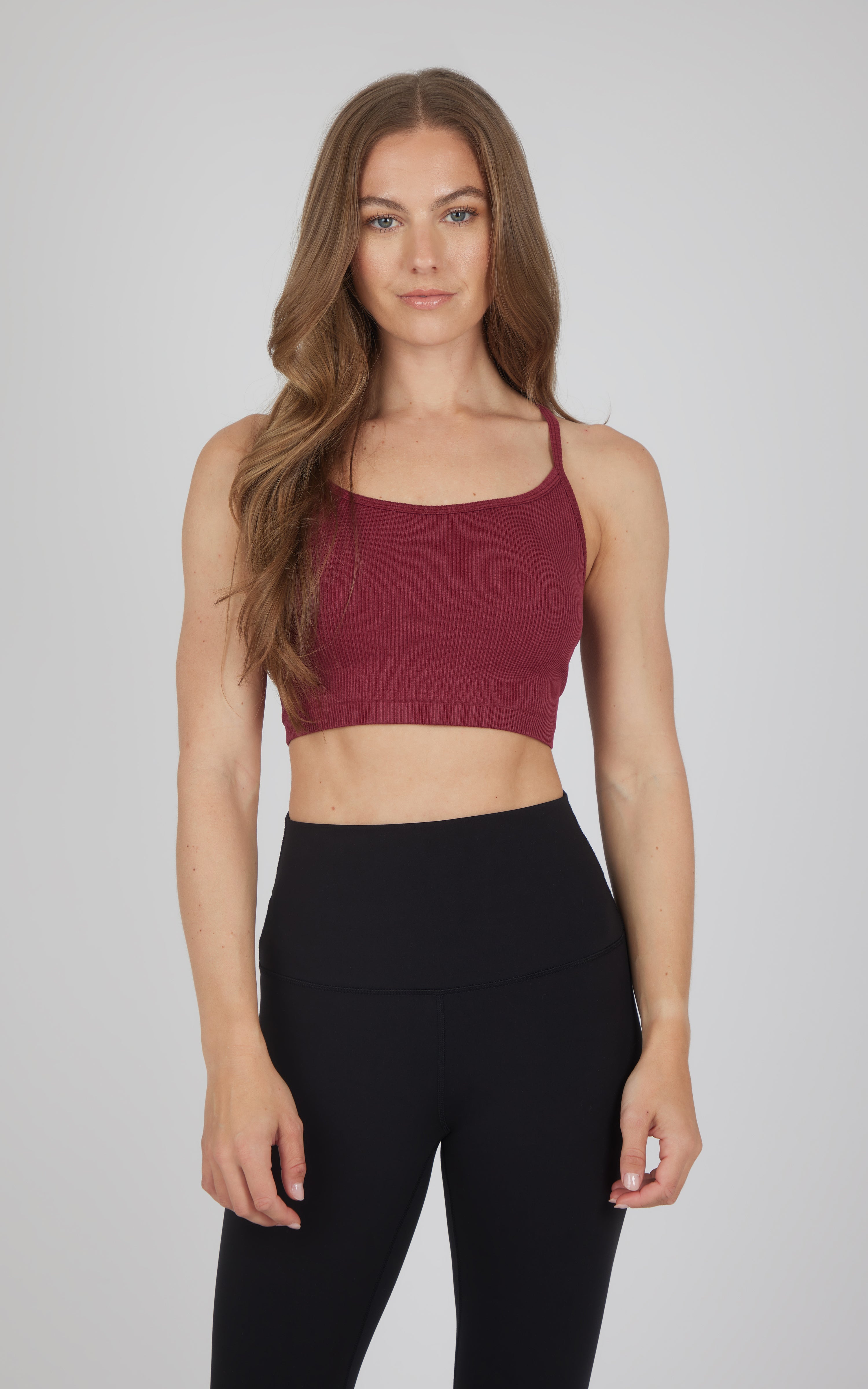 2 PK Ribbed Seamless Rosaline Bra - Our Cafe Story - 90 Degree by Reflex