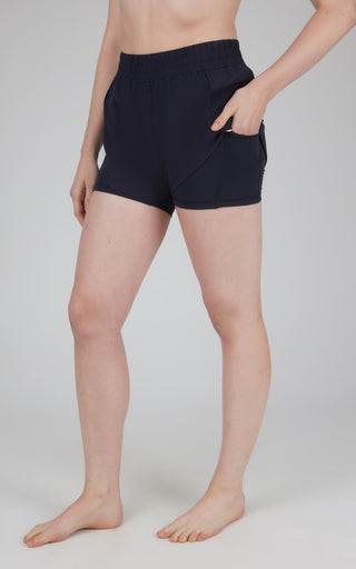 2 in 1 Running Short - Our Ocean Core Story - 90 Degree by Reflex