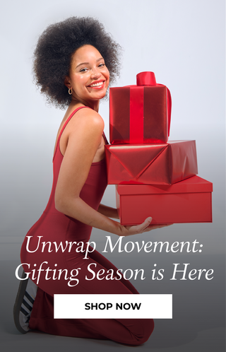 A girl holding red gift boxes. Unwrap Movement:
Gifting Season is Here
Shop Now