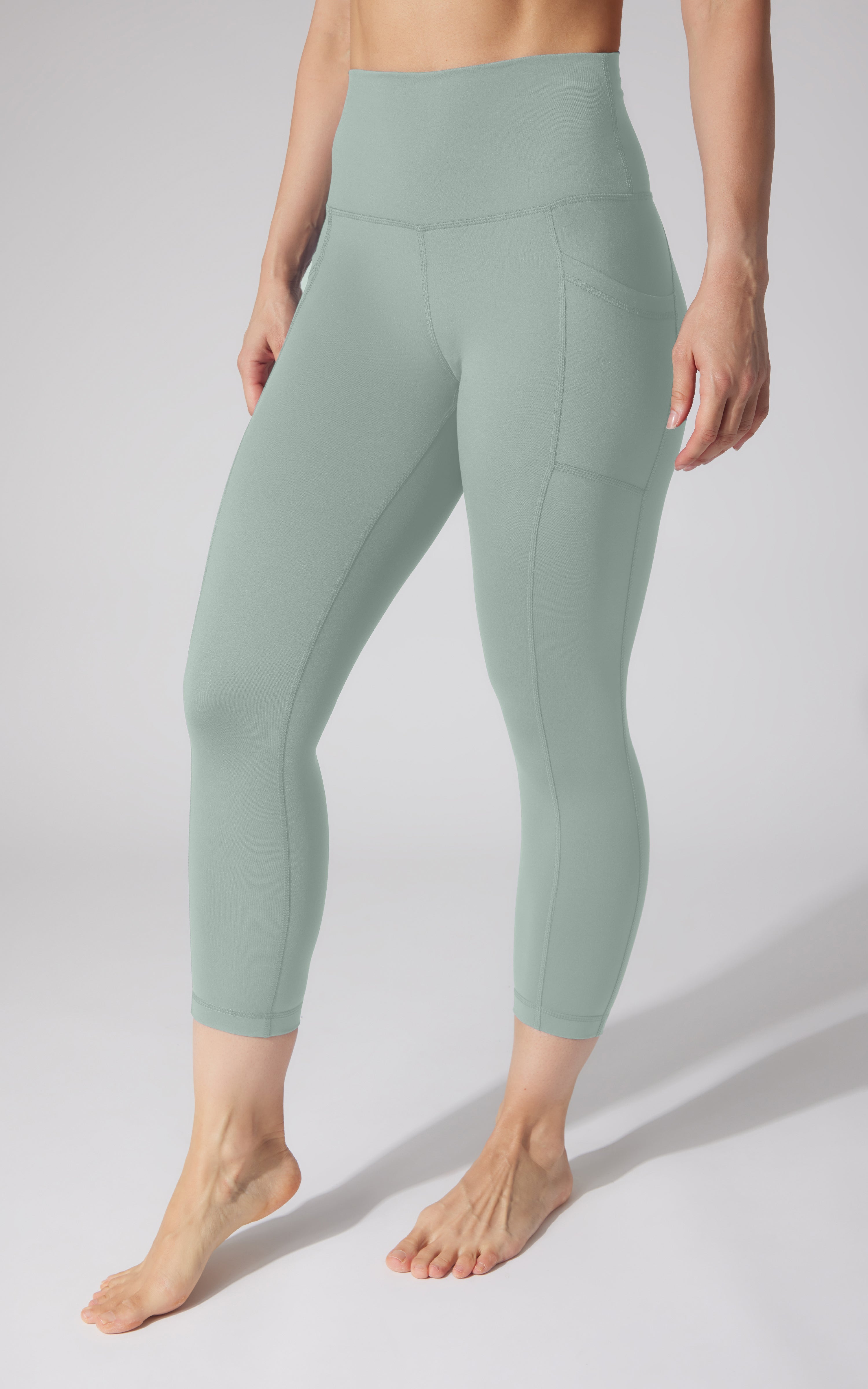 2 PK Interlock Side Pocket and Everyday Capris - 90 Degree by Reflex