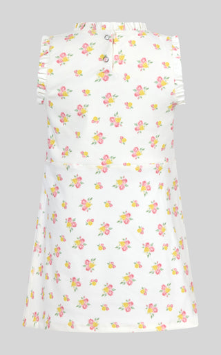 Toddler Girls Ruffle Dress & 3" Short & Bow Scrunchie - 90 Degree by Reflex