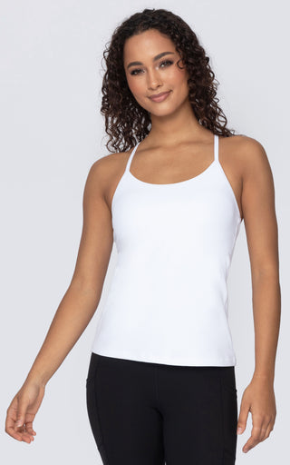 Nude Tech Polygiene Emma Tank Top with High Support Built-In Bra