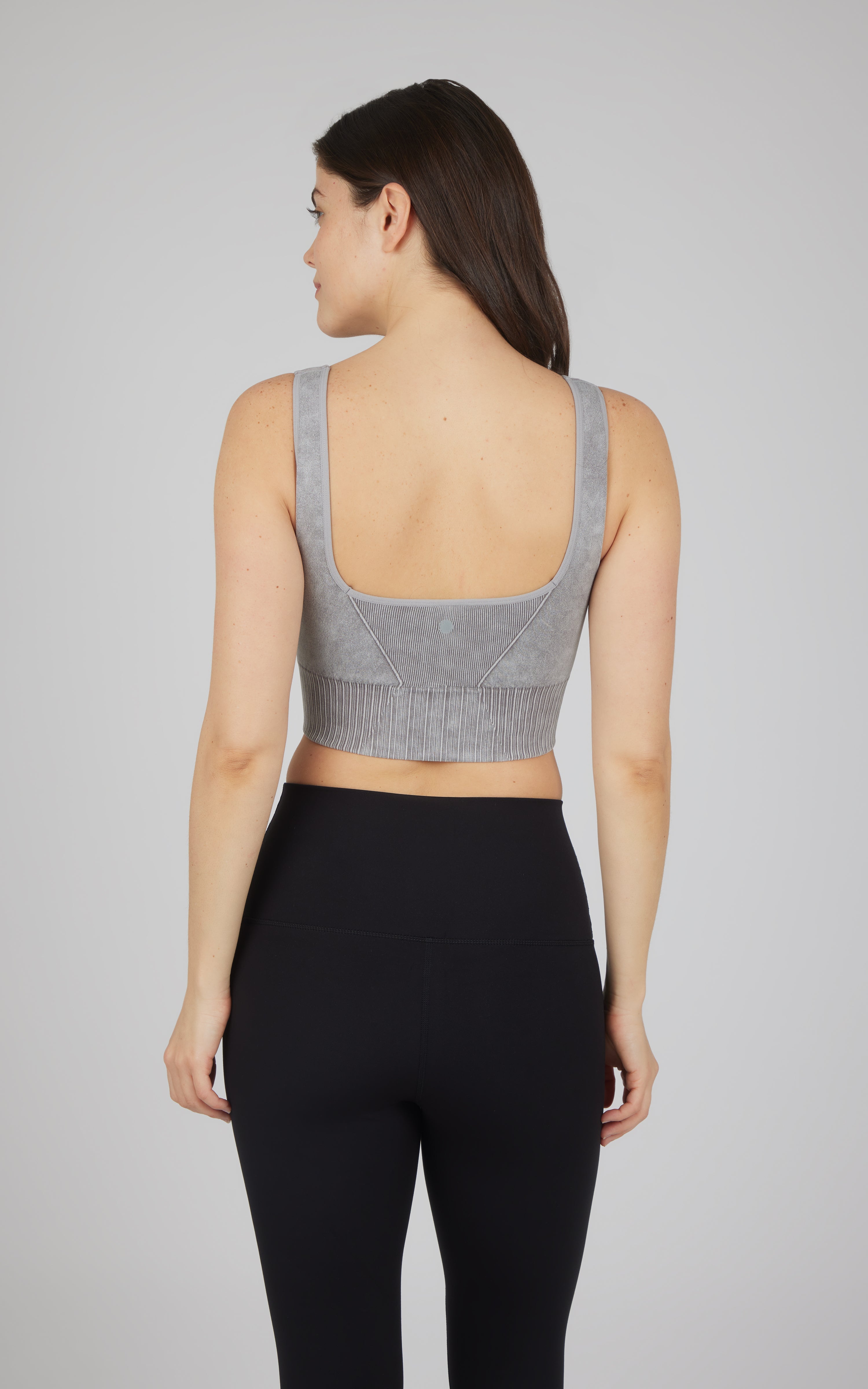 2 PK Stonewash Seamless Bra Tank - 90 Degree by Reflex