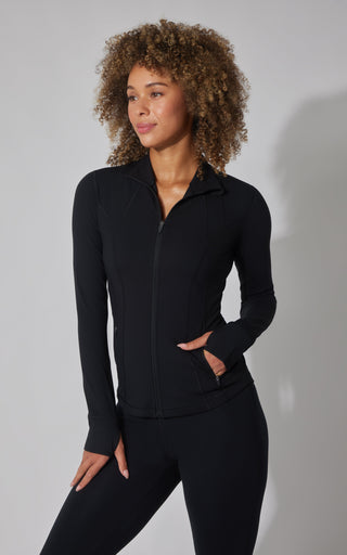 Nude Tech Jetsetter Full Zip Performance Jacket - 90 Degree by Reflex