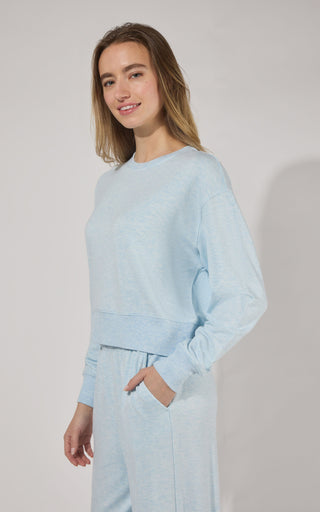 Modal Terry Crew Long Sleeve - 90 Degree by Reflex