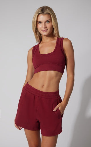 Loop Terry Up Shore Fold Over Short - Our Petal Tone Story - 90 Degree by Reflex