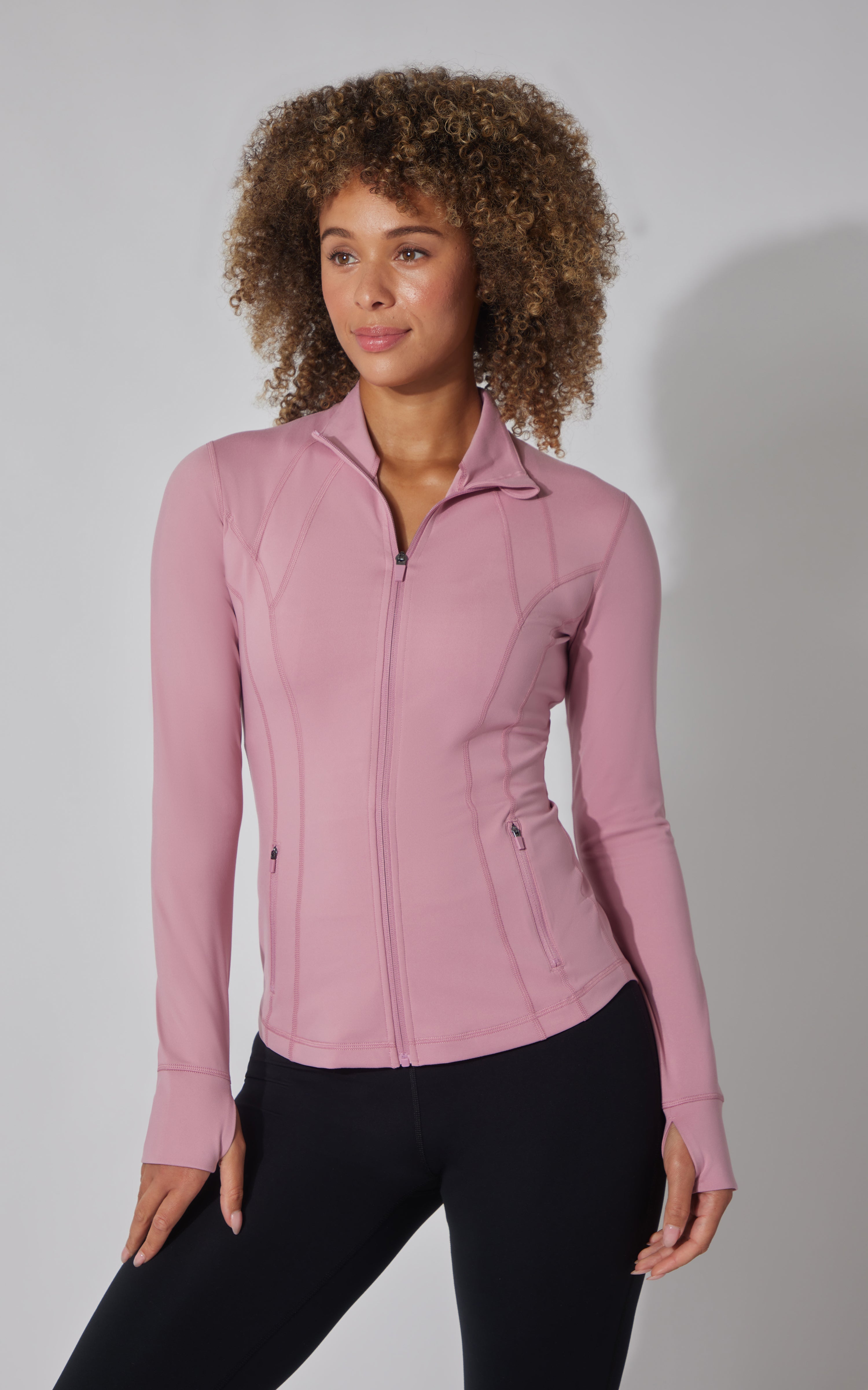 Nude Tech Jetsetter Full Zip Performance Jacket - 90 Degree by Reflex