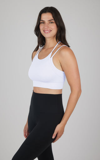 Ribbed Seamless Double Layer Bra - 90 Degree by Reflex