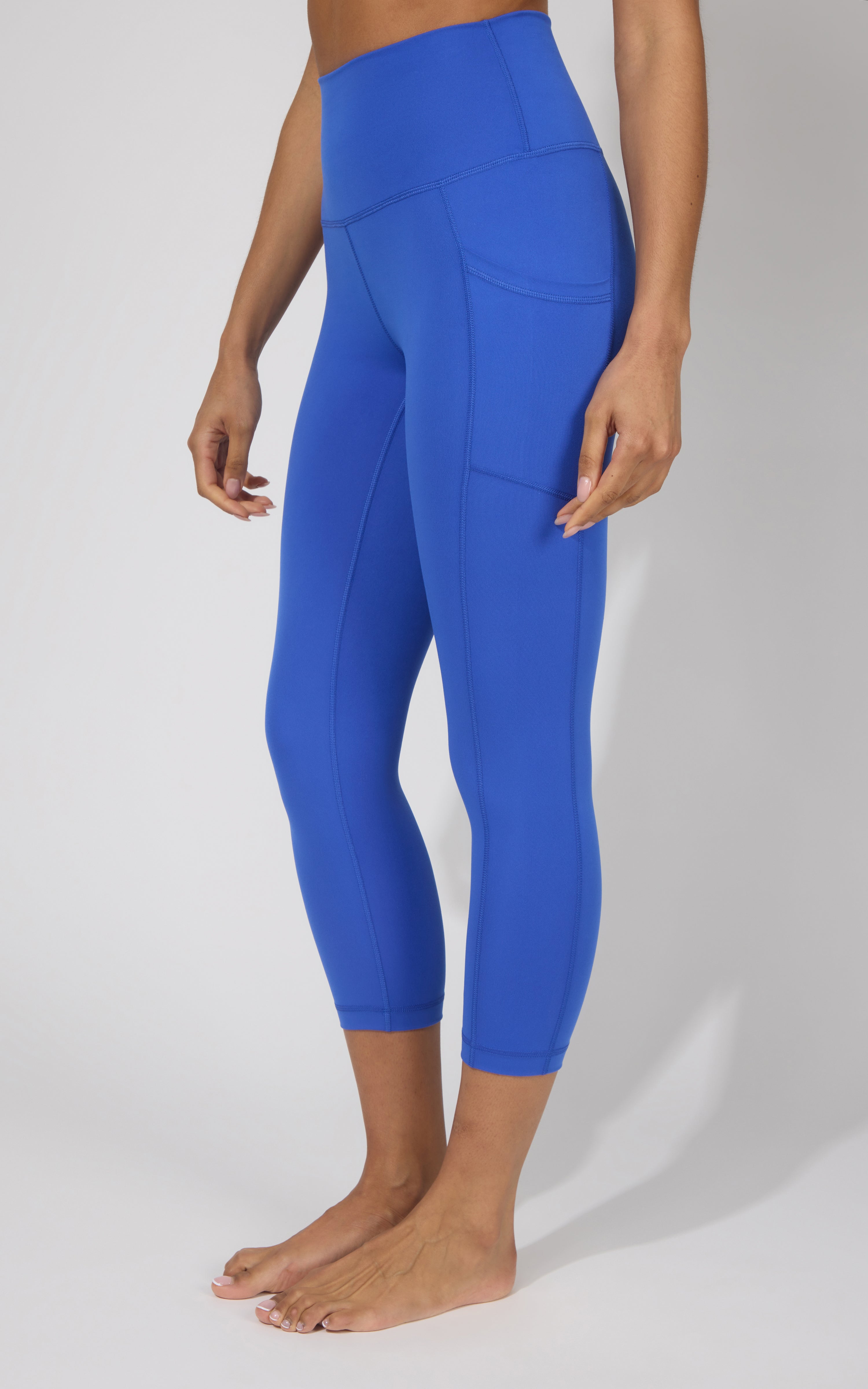 2 PK Interlock Side Pocket and Everyday Capris - 90 Degree by Reflex