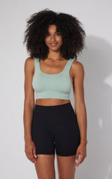 2 PK Stonewash Seamless Bra Tank - 90 Degree by Reflex