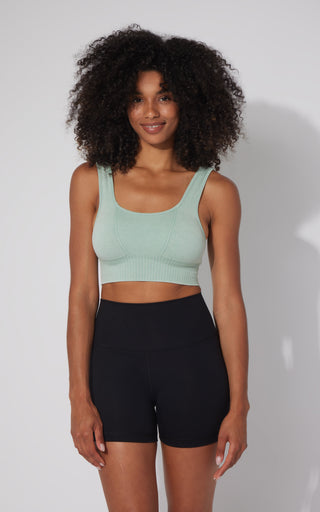 2 PK Stonewash Seamless Bra Tank - 90 Degree by Reflex