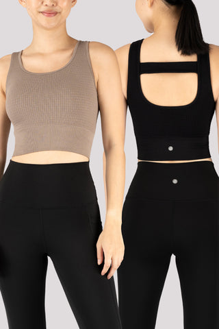 2 PK Waffle Bra - Our Earthy Story - 90 Degree by Reflex