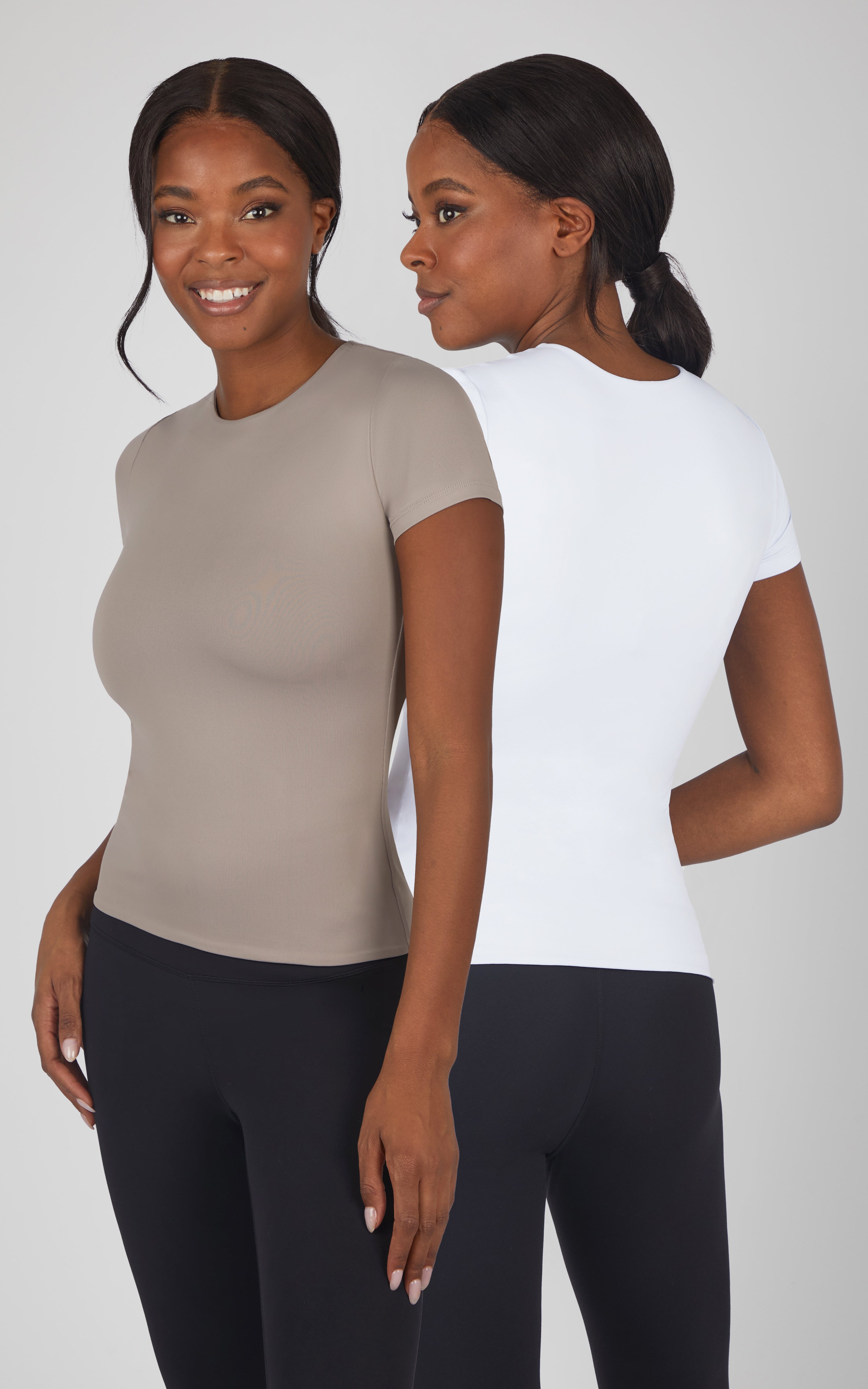 2 PK Crew Neck Tee - 90 Degree by Reflex