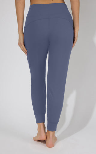 Interlock Zipper Pockets Greenwich Jogger - Our Linen Story - 90 Degree by Reflex