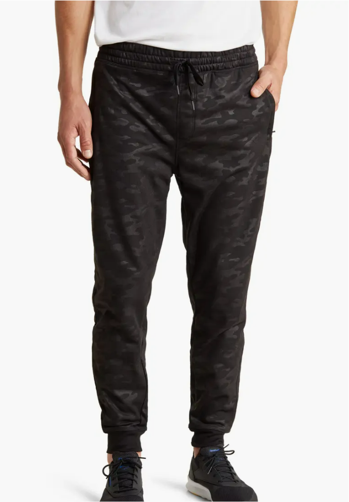 Mens Camo Embossed Hidden Pocket Jogger - Our Ocean Core Story