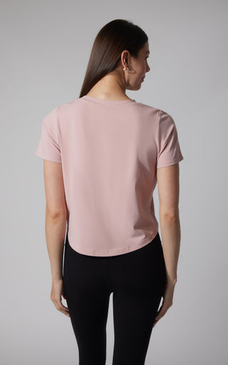 2 PK Airlite Cotton Boxy Cropped Short Sleeve Tee - Our Petal Tone Story - 90 Degree by Reflex