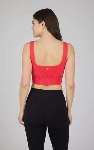 2 PK Stonewash Seamless Bra Tank - 90 Degree by Reflex