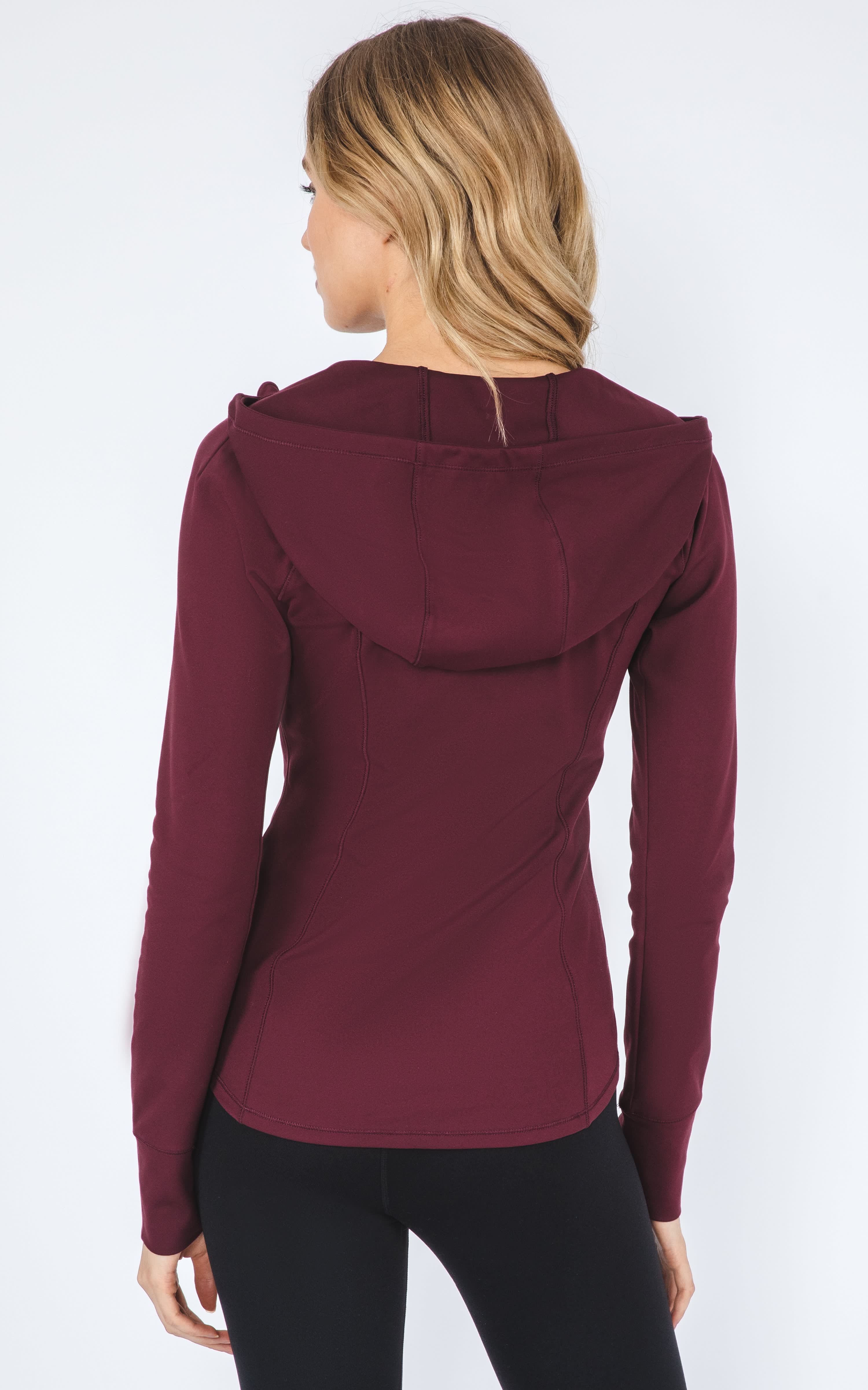 Slim Full Zip Hooded Jacket - 90 Degree by Reflex