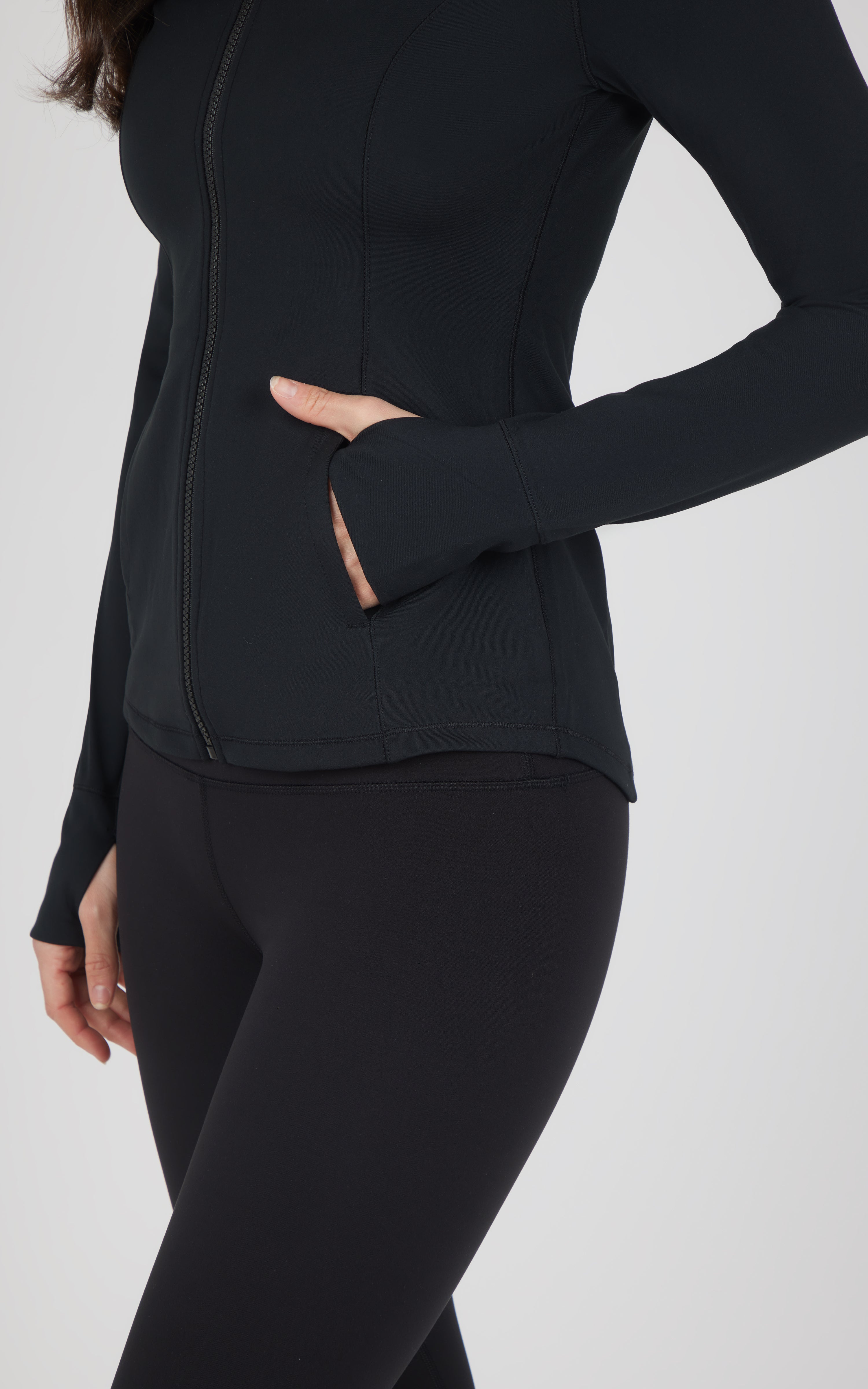 Slim Full Zip Hooded Jacket