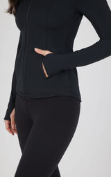Slim Full Zip Hooded Jacket - 90 Degree by Reflex