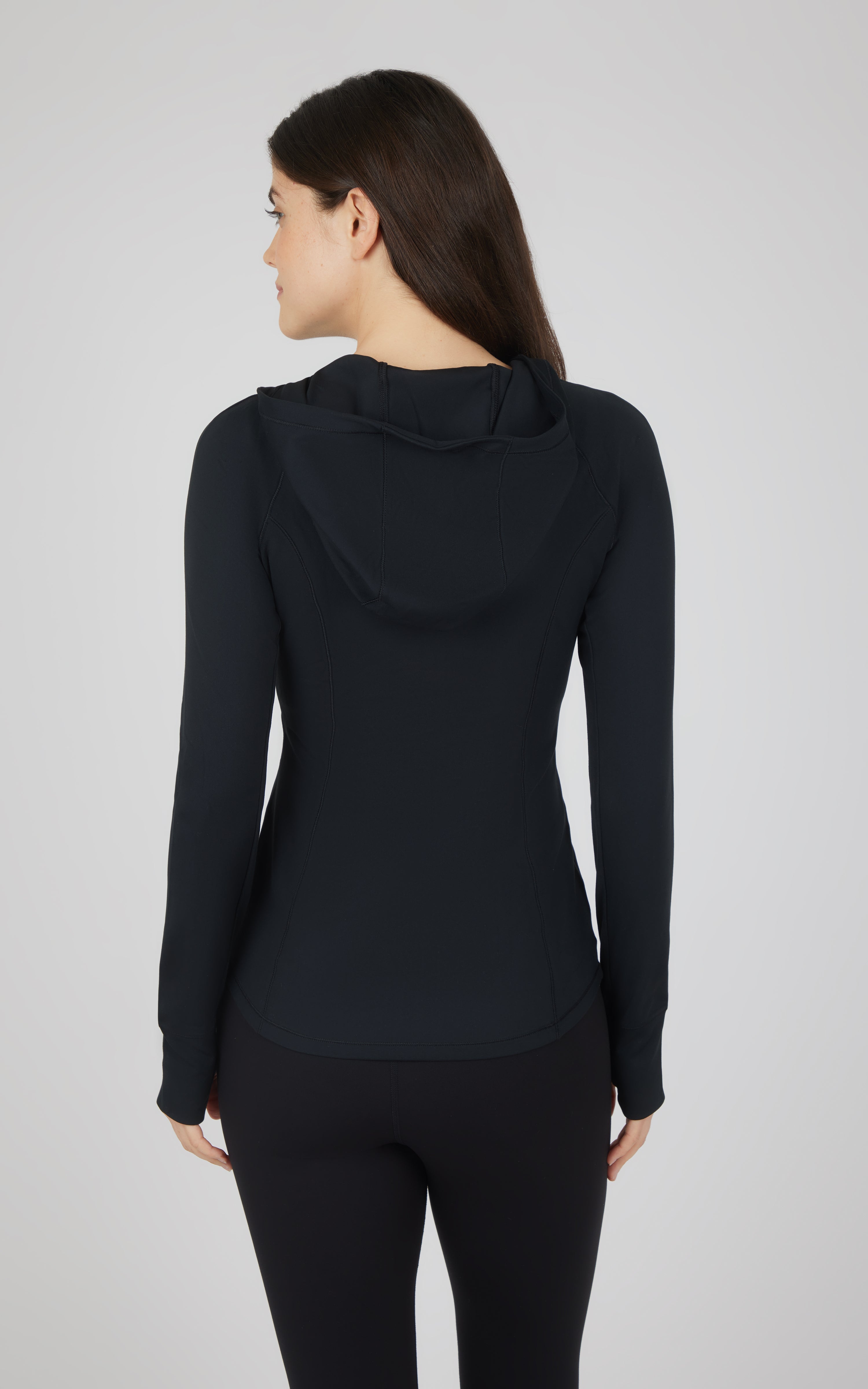 Slim Full Zip Hooded Jacket - 90 Degree by Reflex