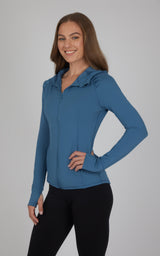 Slim Full Zip Hooded Jacket