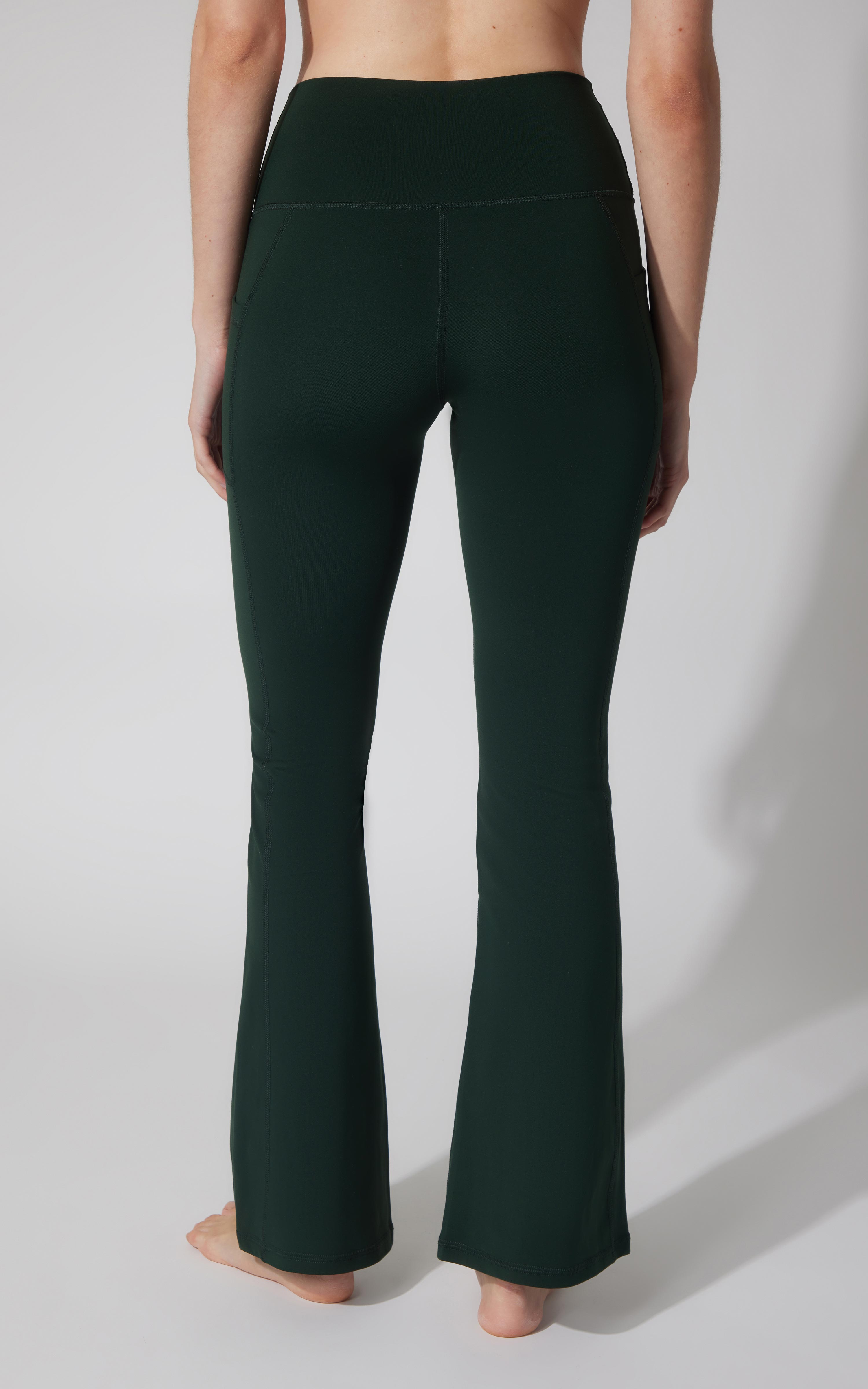 Polarlux Tribeca Elastic Free Full Length Side Pocket Flare Leg Pant - Our Earthy Story - 90 Degree by Reflex