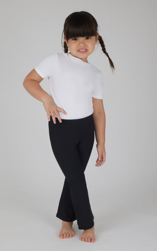 Toddler Girls 2 PK Ribbed Flared Pant - 90 Degree by Reflex