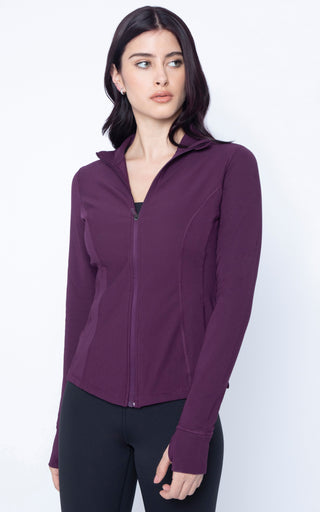 Interlink Ribbed Princess Seam Performance Jacket - 90 Degree by Reflex