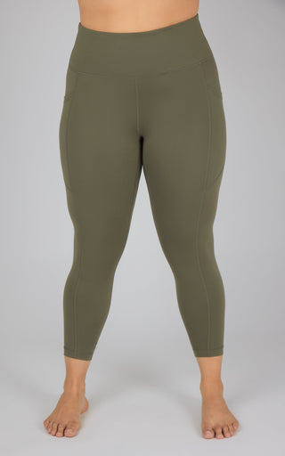 Plus Side Pocket Ankle Legging - Our Cafe Story - 90 Degree by Reflex