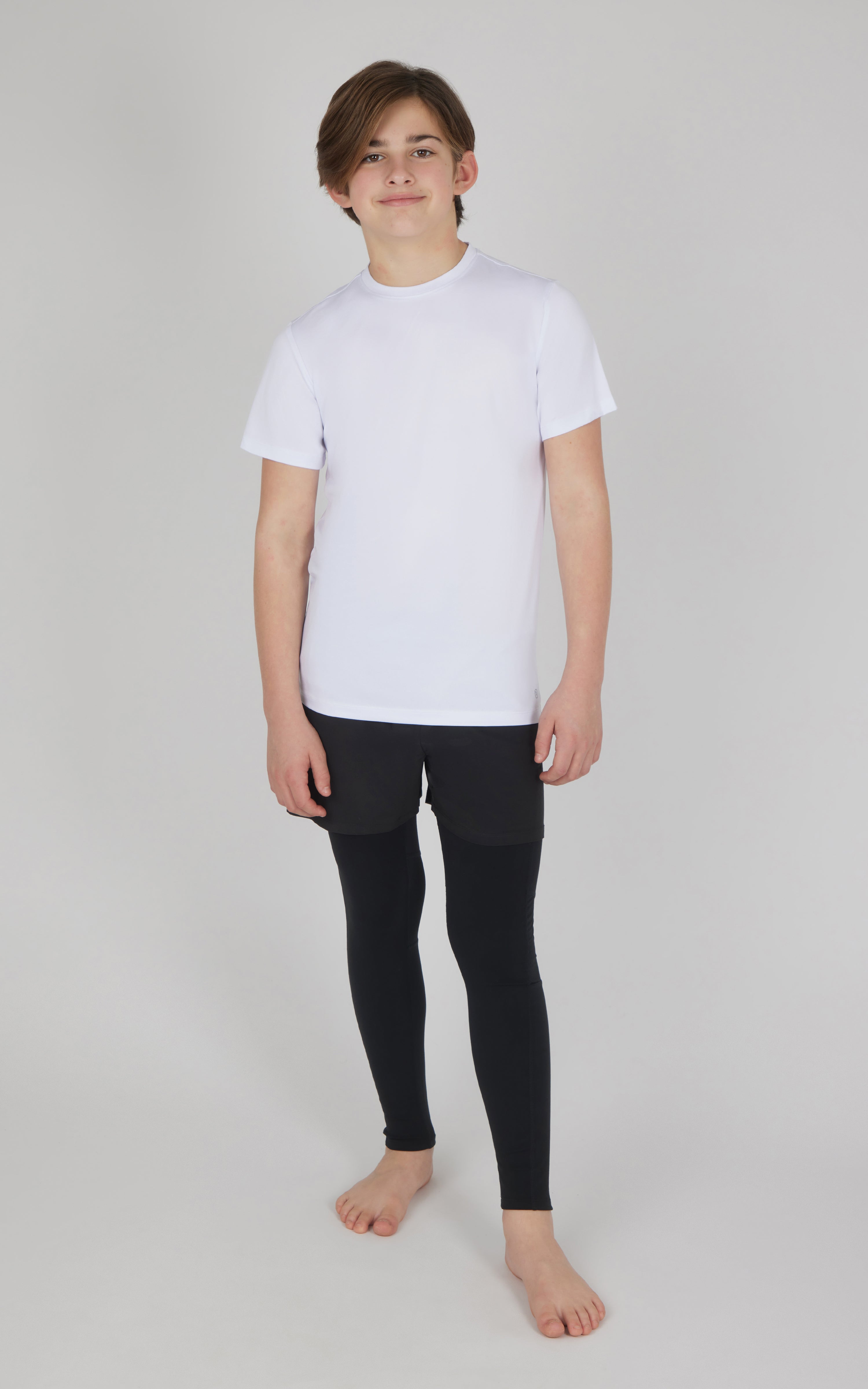 Boys 2 PK Running Short and Legging - 90 Degree by Reflex