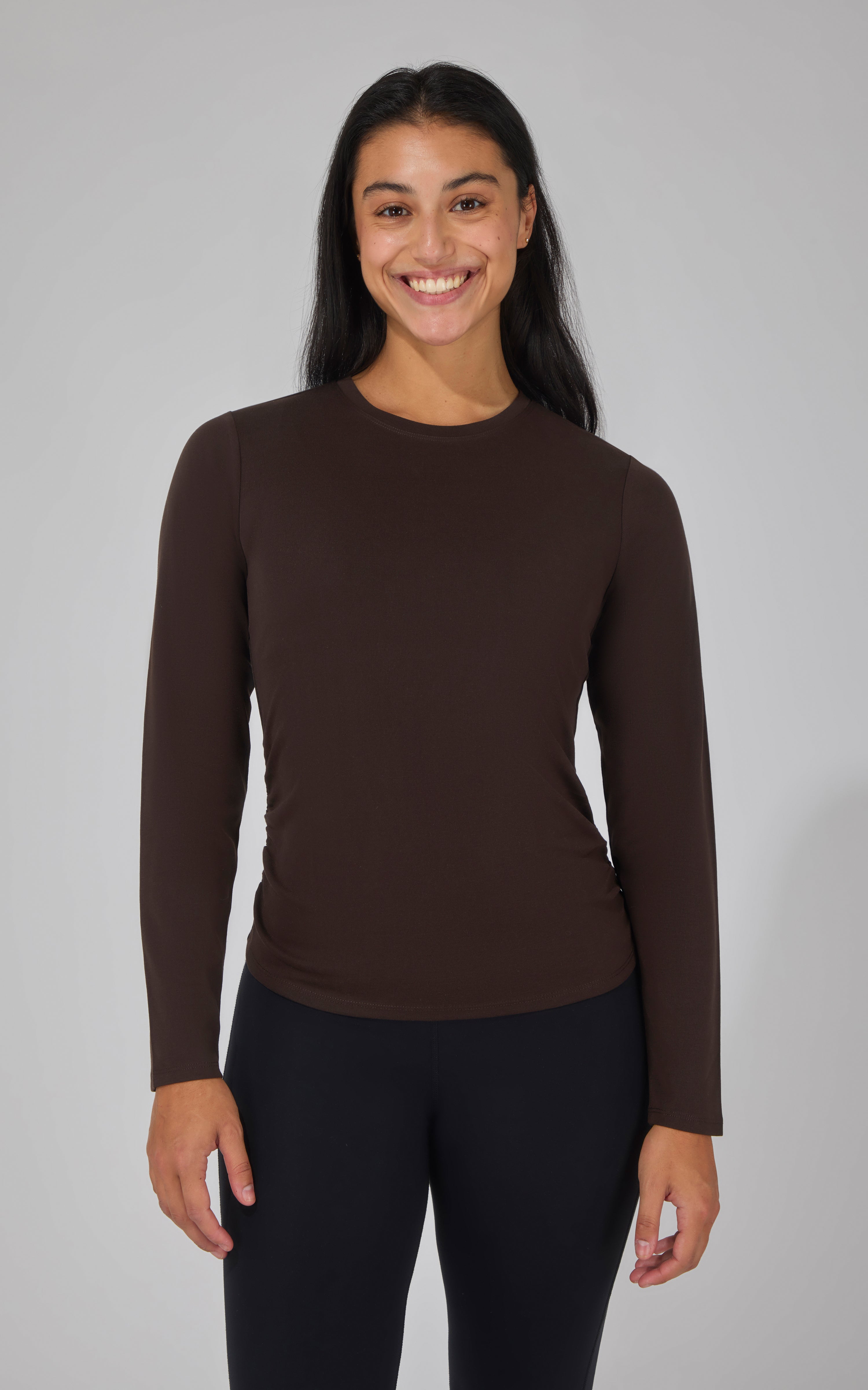2 PK Side Ruching Long Sleeve - 90 Degree by Reflex