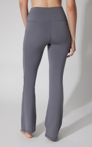 Polarlux Tribeca Elastic Free Full Length Side Pocket Flare Leg Pant - 90 Degree by Reflex