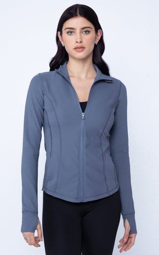 Interlink Ribbed Princess Seam Performance Jacket - 90 Degree by Reflex