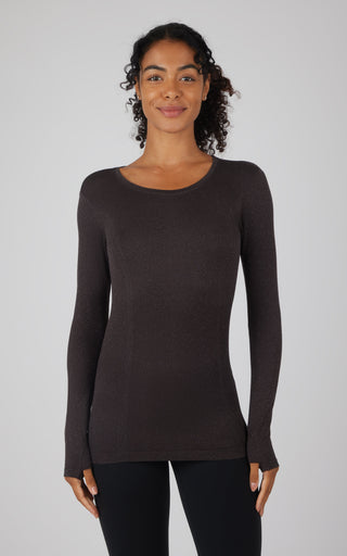 Lurex Seamless Long Sleeve Performance Shirt - 90 Degree by Reflex