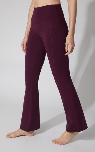 Polarlux Tribeca Elastic Free Full Length Side Pocket Flare Leg Pant - 90 Degree by Reflex