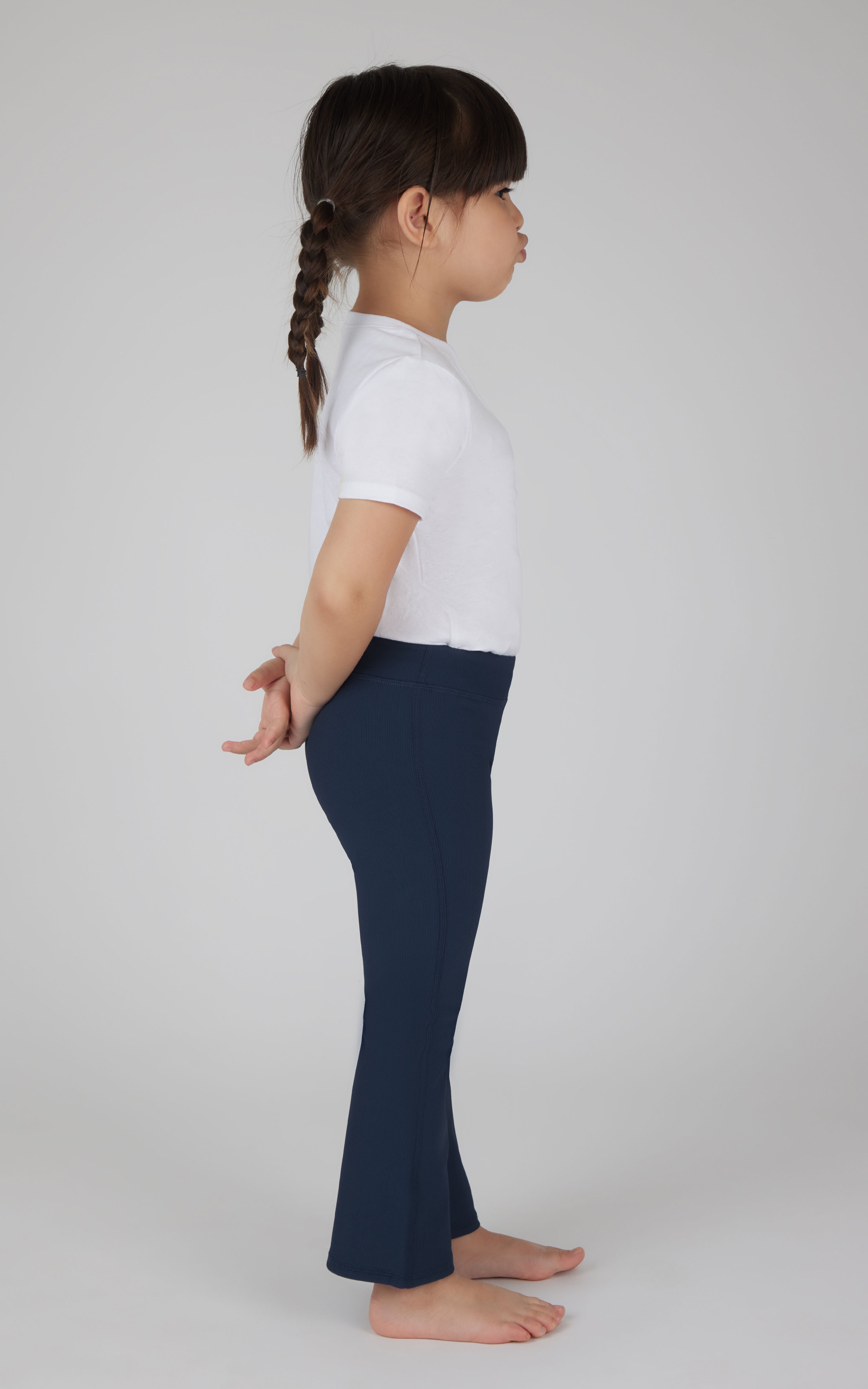 Toddler Girls 2 PK Ribbed Flared Pant - 90 Degree by Reflex