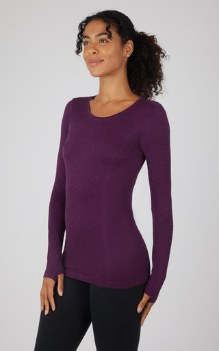 Lurex Seamless Long Sleeve Performance Shirt - 90 Degree by Reflex