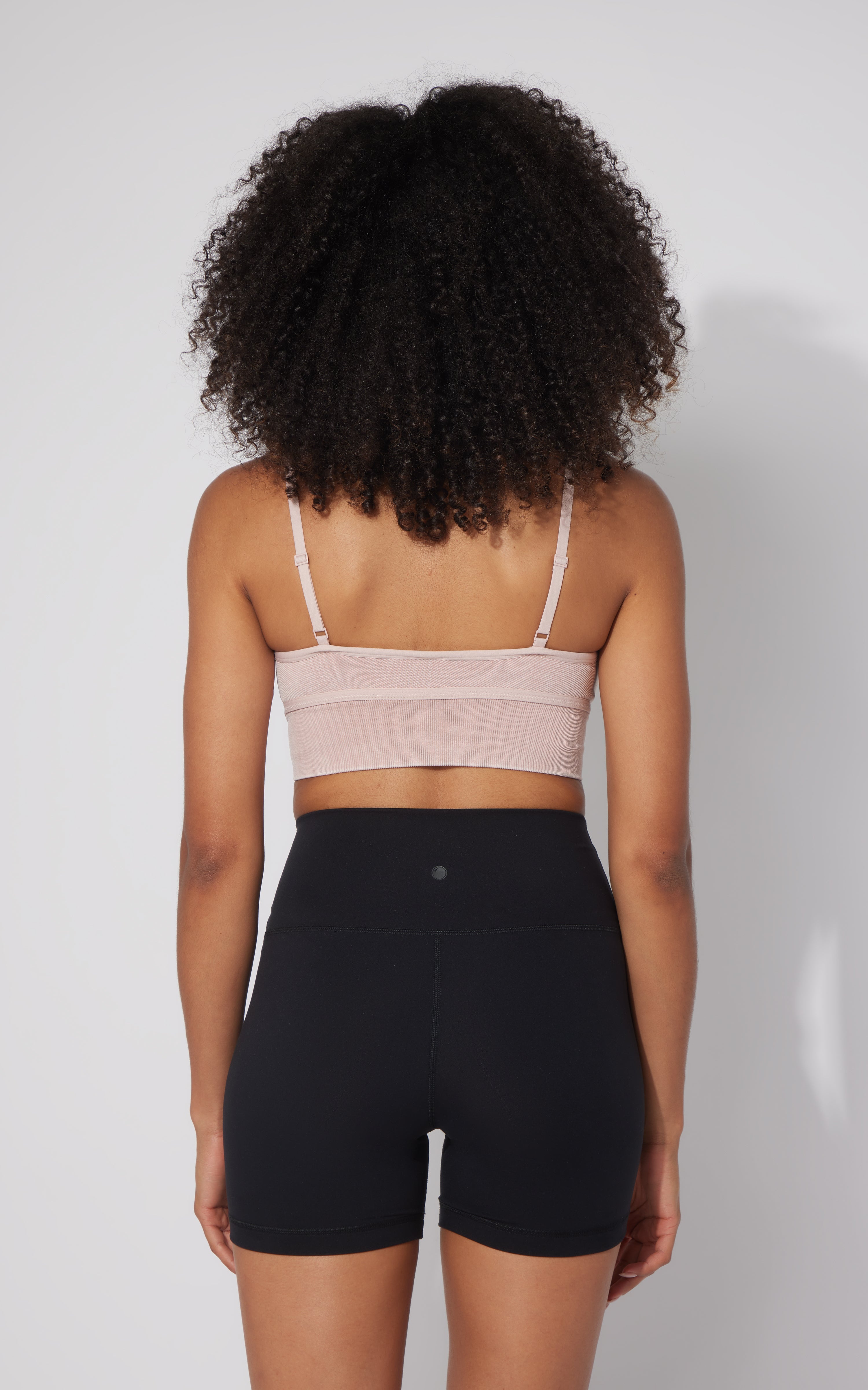 2 PK Stonewash Ribbed Seamless Bra - 90 Degree by Reflex