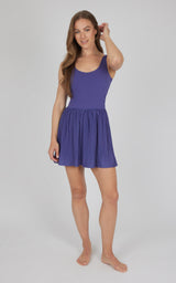 Jersey Charming Pleated Tennis Dress