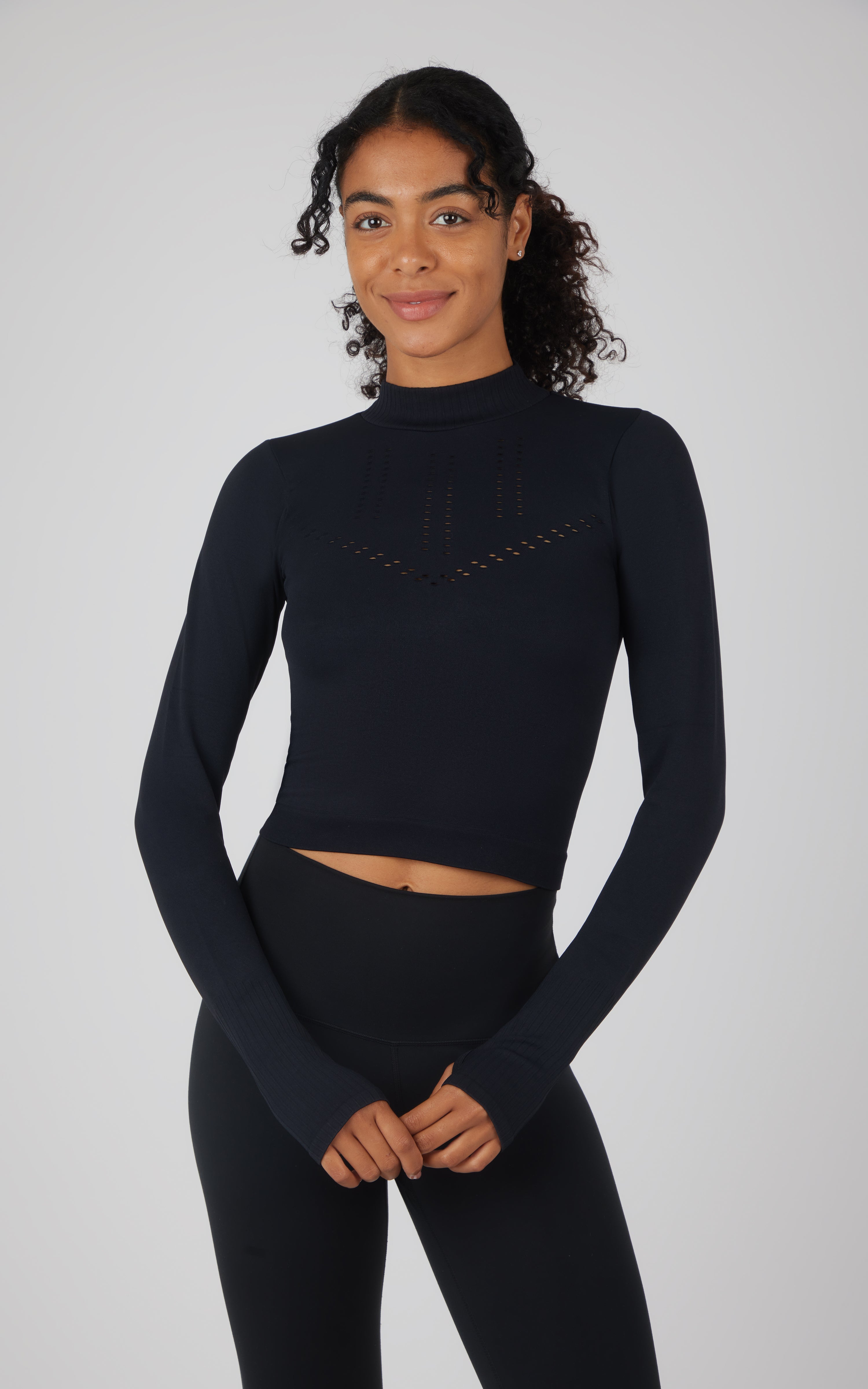 Seamless Long Sleeve Top - Our Stone Story - 90 Degree by Reflex