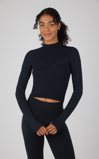 Seamless Long Sleeve Top - Our Stone Story - 90 Degree by Reflex