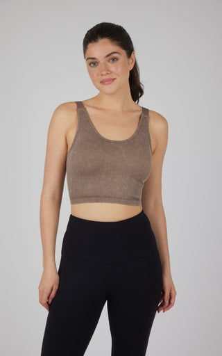 Stonewash 2 PK Scoop Neck Bralette Tank - 90 Degree by Reflex