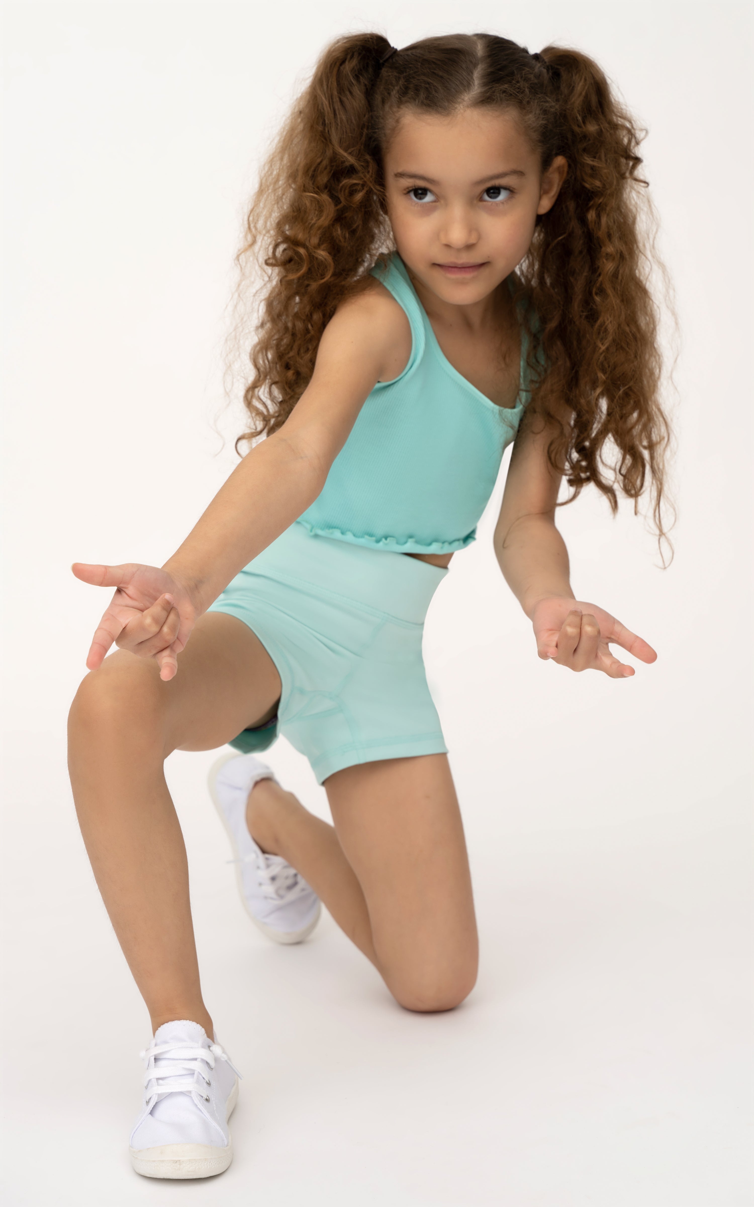 Girls 2 PK 3" Biker Shorts - 90 Degree by Reflex