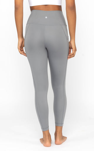 Lux Elastic Free High Waist Side Pocket 7/8 Ankle - 90 Degree by Reflex